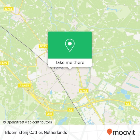 Bloemisterij Cattier map