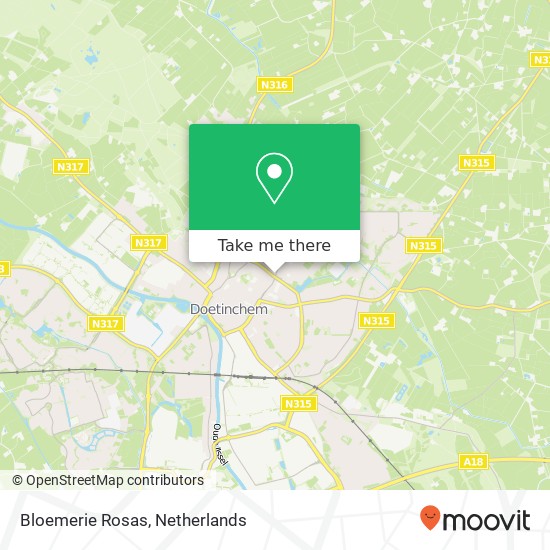 Bloemerie Rosas map