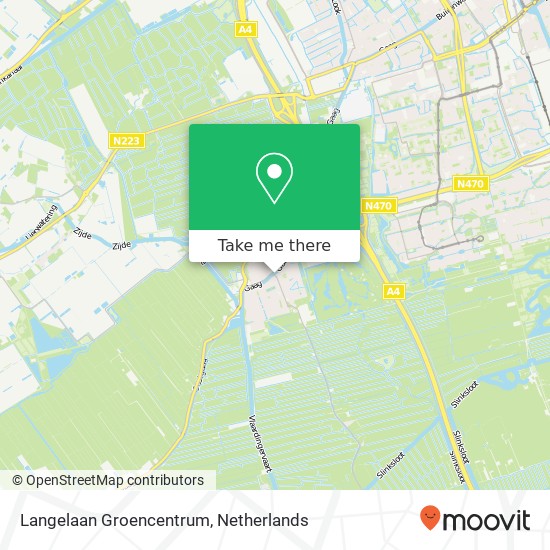 Langelaan Groencentrum map