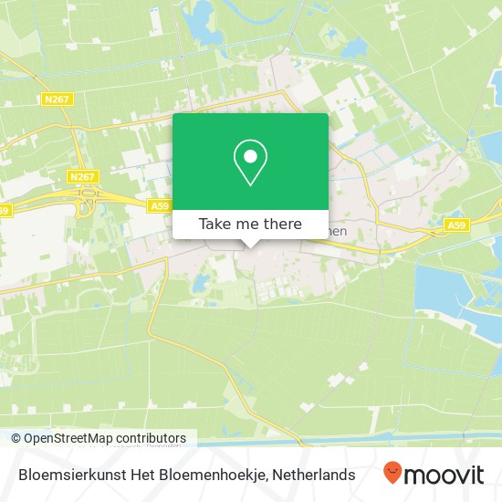 Bloemsierkunst Het Bloemenhoekje map