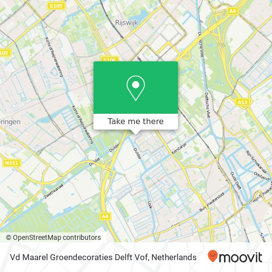 Vd Maarel Groendecoraties Delft Vof map