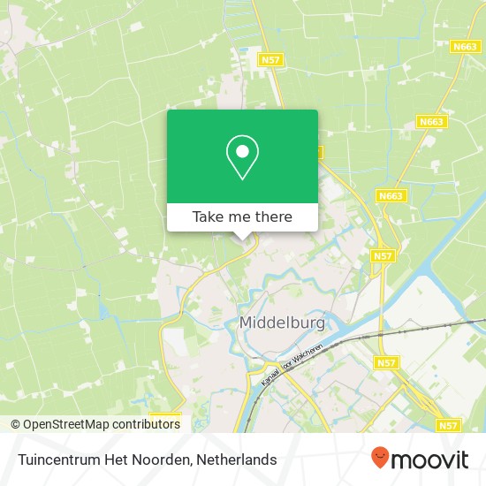 Tuincentrum Het Noorden map