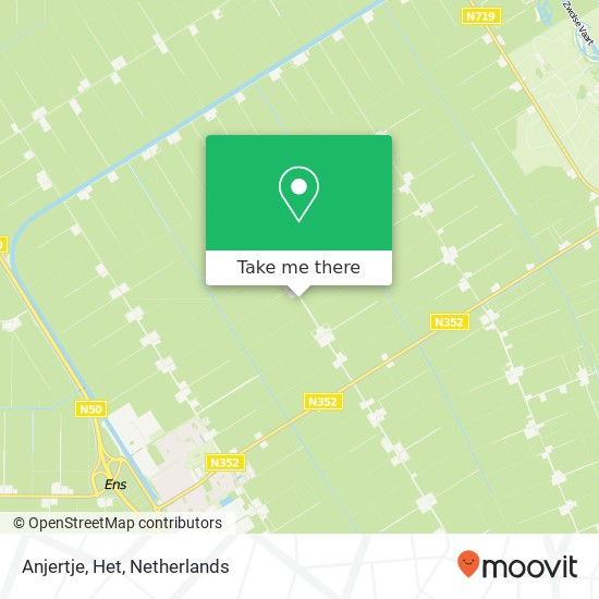 Anjertje, Het map