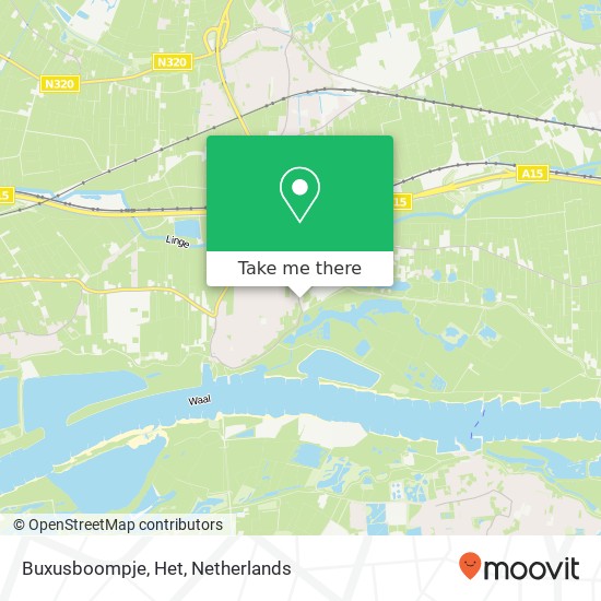 Buxusboompje, Het map