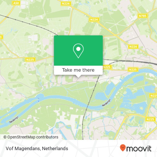 Vof Magendans map