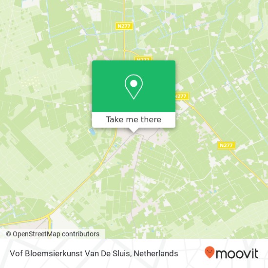 Vof Bloemsierkunst Van De Sluis map