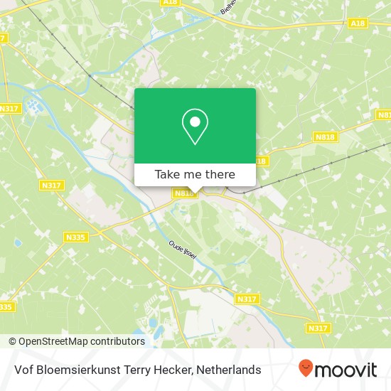 Vof Bloemsierkunst Terry Hecker map