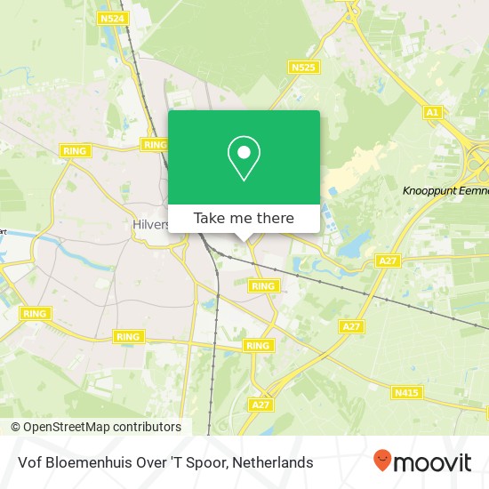 Vof Bloemenhuis Over 'T Spoor map