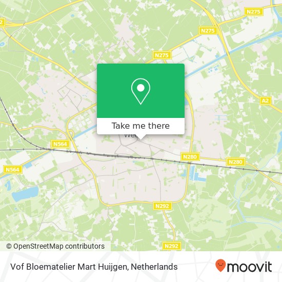 Vof Bloematelier Mart Huijgen map