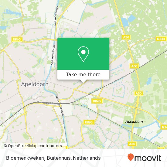 Bloemenkwekerij Buitenhuis map