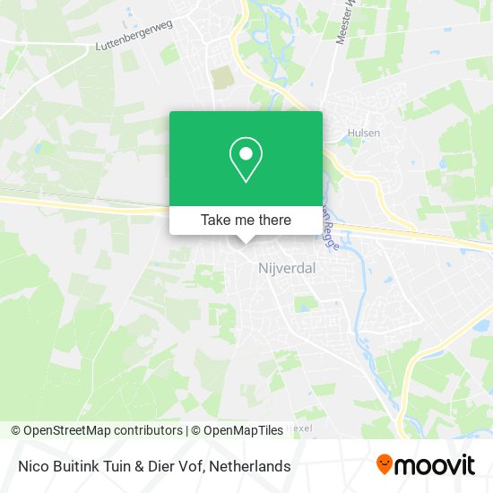 Nico Buitink Tuin & Dier Vof map