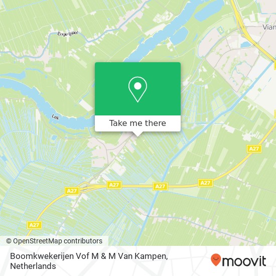 Boomkwekerijen Vof M & M Van Kampen map