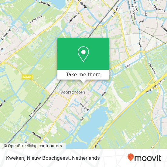 Kwekerij Nieuw Boschgeest map