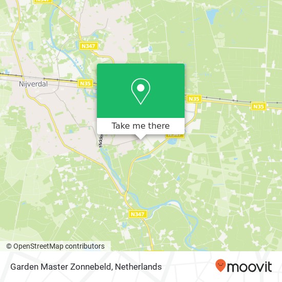 Garden Master Zonnebeld map