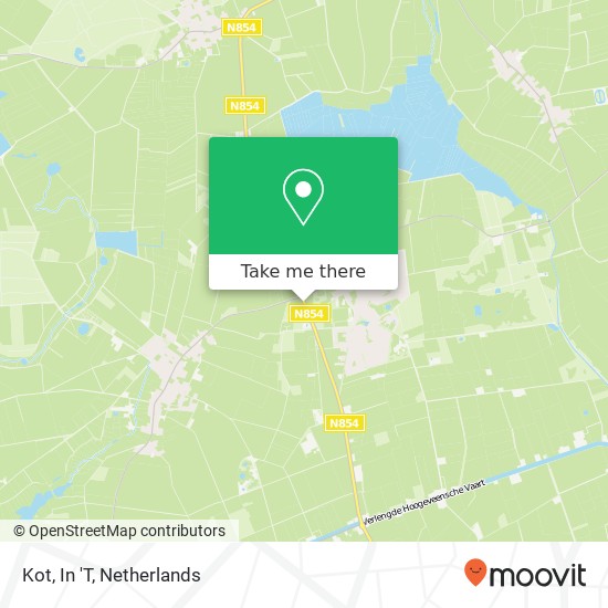 Kot, In 'T map