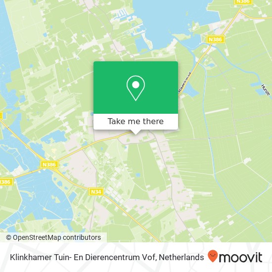 Klinkhamer Tuin- En Dierencentrum Vof Karte