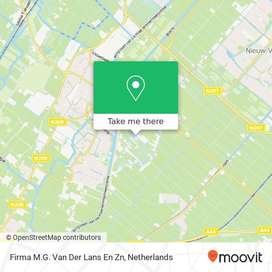 Firma M.G. Van Der Lans En Zn map