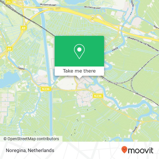 Noregina map