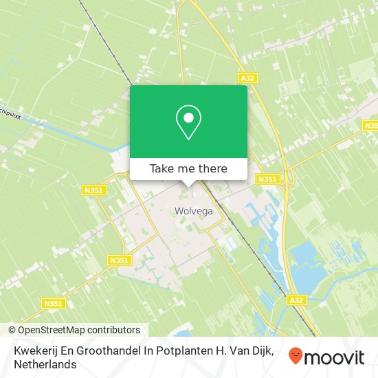 Kwekerij En Groothandel In Potplanten H. Van Dijk map