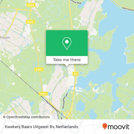 Kwekerij Baars Uitgeest Bv map