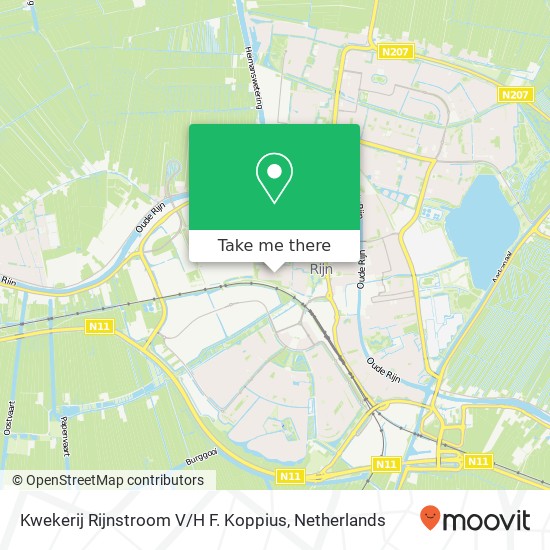 Kwekerij Rijnstroom V / H F. Koppius map