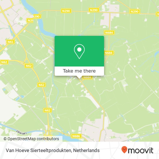 Van Hoeve Sierteeltprodukten map