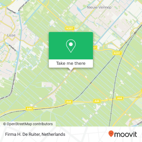 Firma H. De Ruiter map