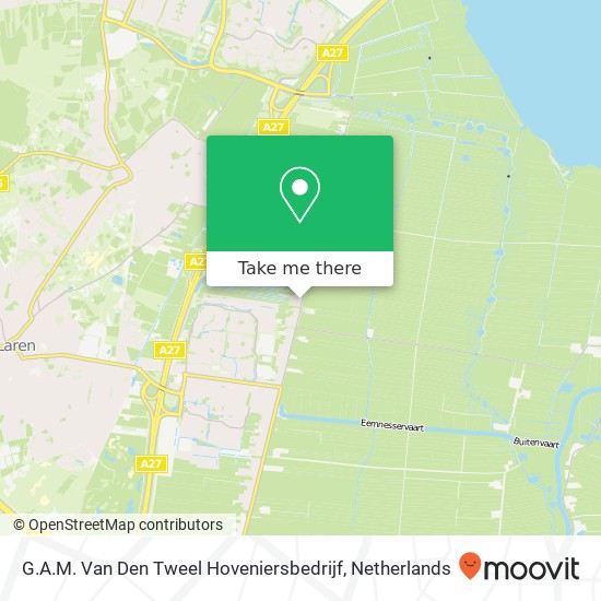 G.A.M. Van Den Tweel Hoveniersbedrijf map