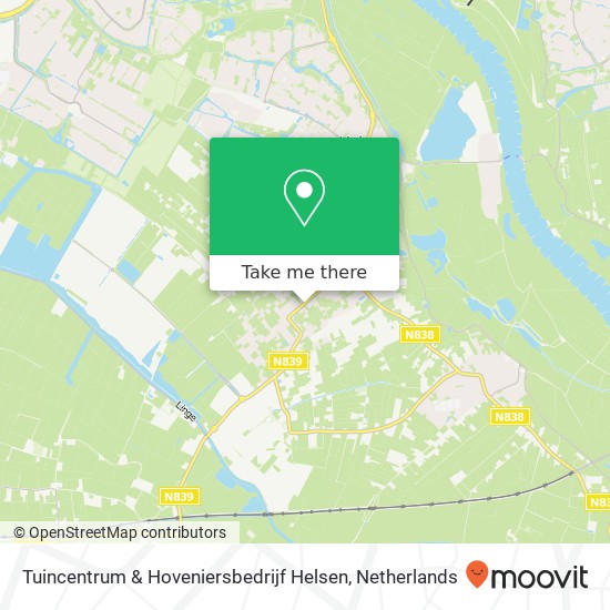 Tuincentrum & Hoveniersbedrijf Helsen map
