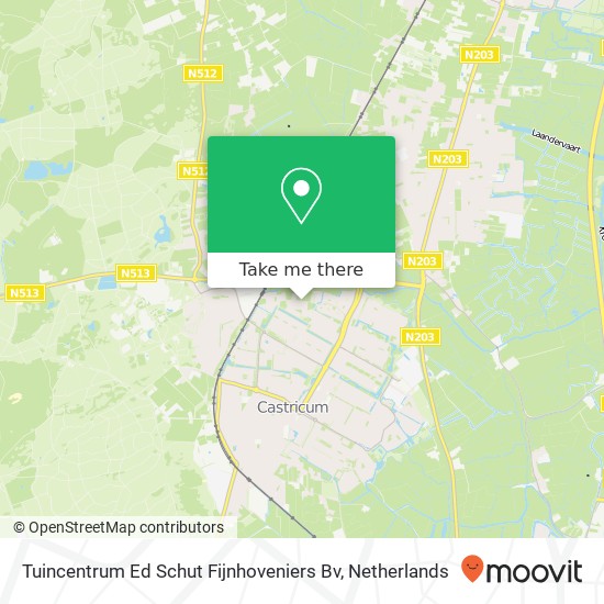 Tuincentrum Ed Schut Fijnhoveniers Bv map