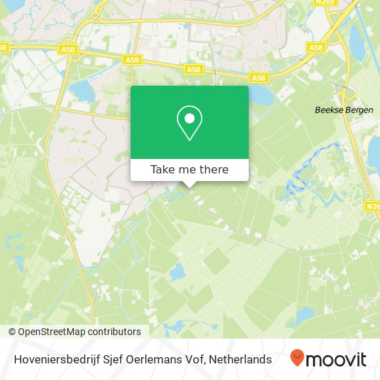 Hoveniersbedrijf Sjef Oerlemans Vof map