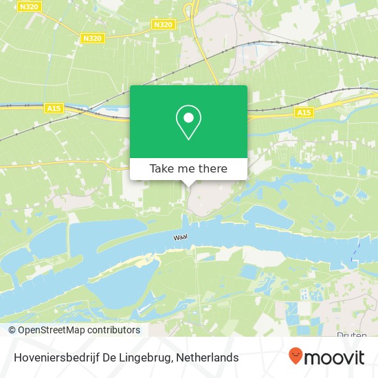 Hoveniersbedrijf De Lingebrug map