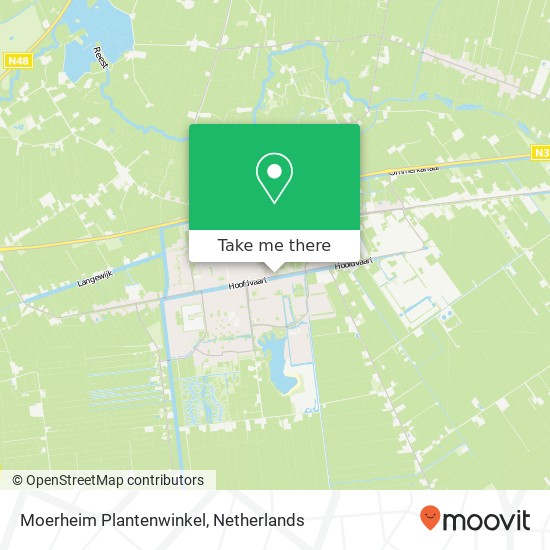 Moerheim Plantenwinkel Karte