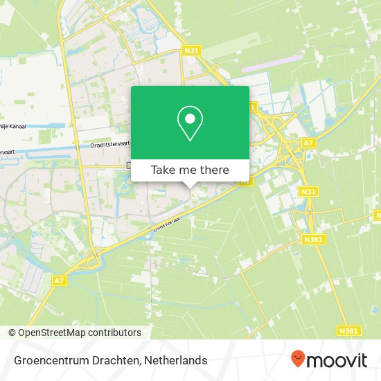 Groencentrum Drachten map