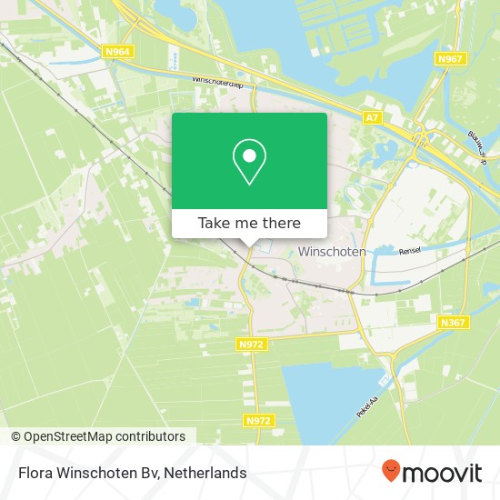 Flora Winschoten Bv map