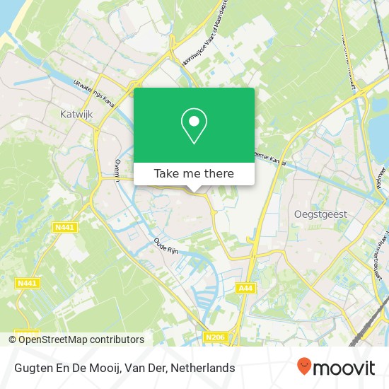 Gugten En De Mooij, Van Der map