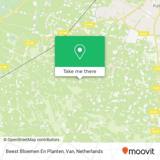 Beest Bloemen En Planten, Van map