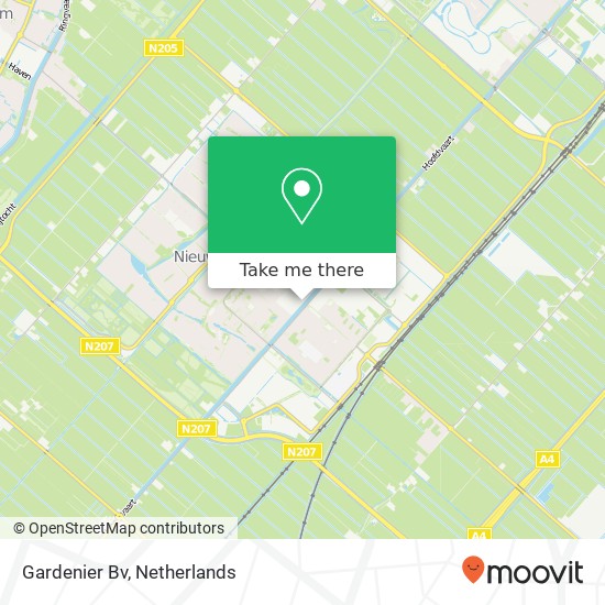 Gardenier Bv map