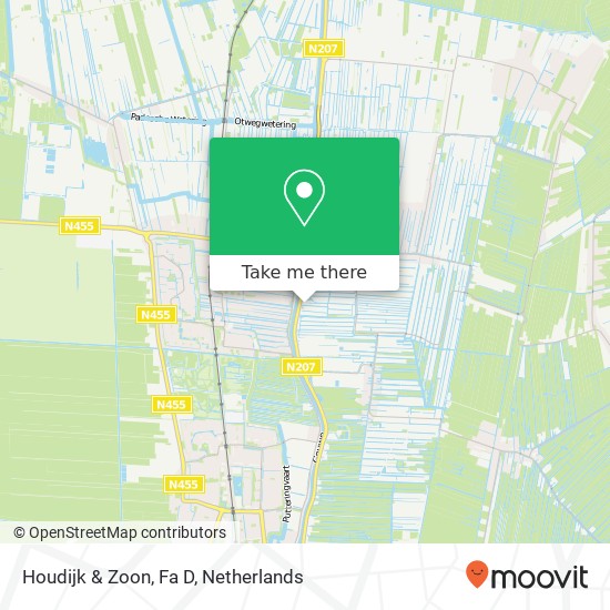 Houdijk & Zoon, Fa D map