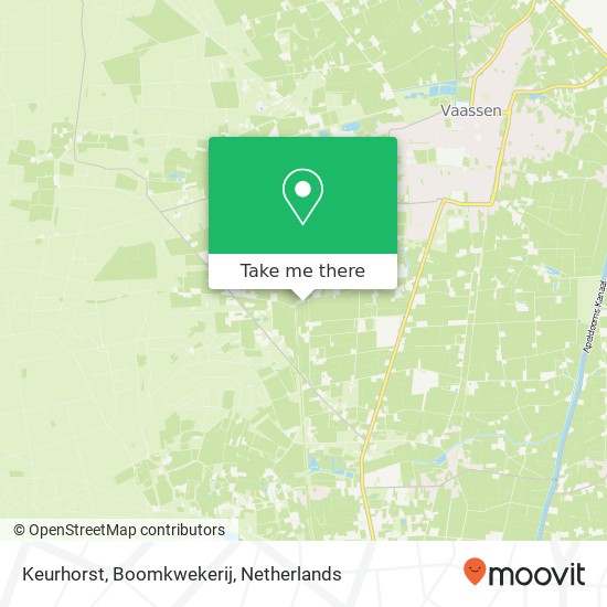 Keurhorst, Boomkwekerij map