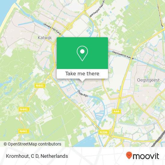 Kromhout, C D map