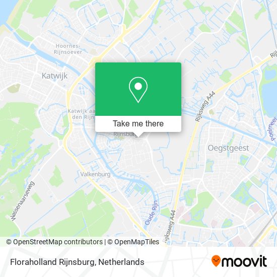 Floraholland Rijnsburg map