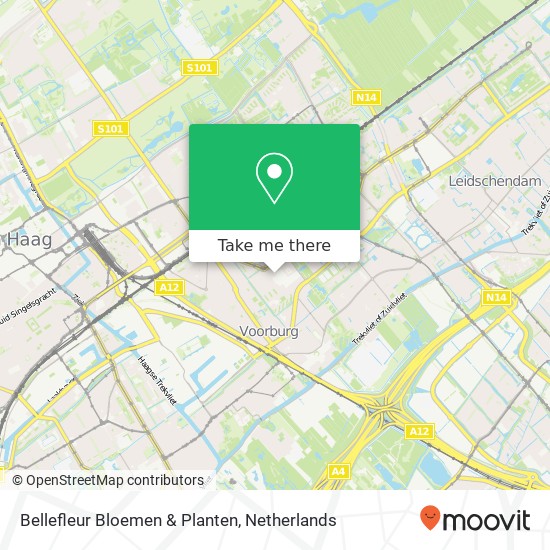 Bellefleur Bloemen & Planten map