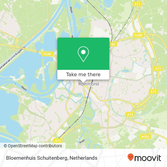 Bloemenhuis Schuitenberg map