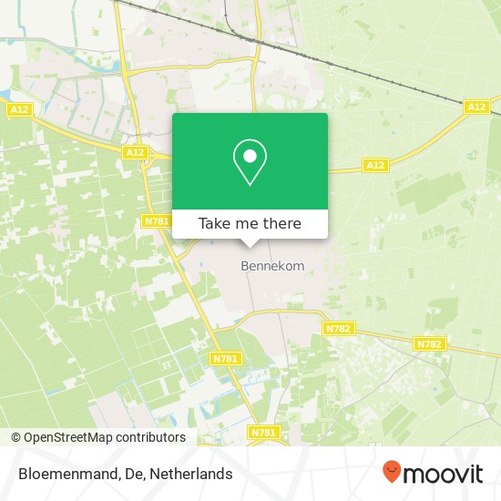 Bloemenmand, De map