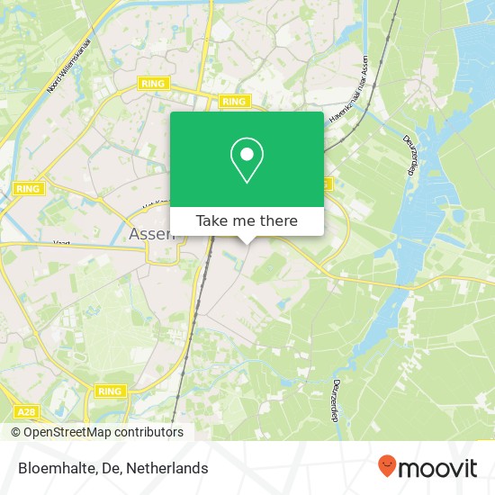 Bloemhalte, De map