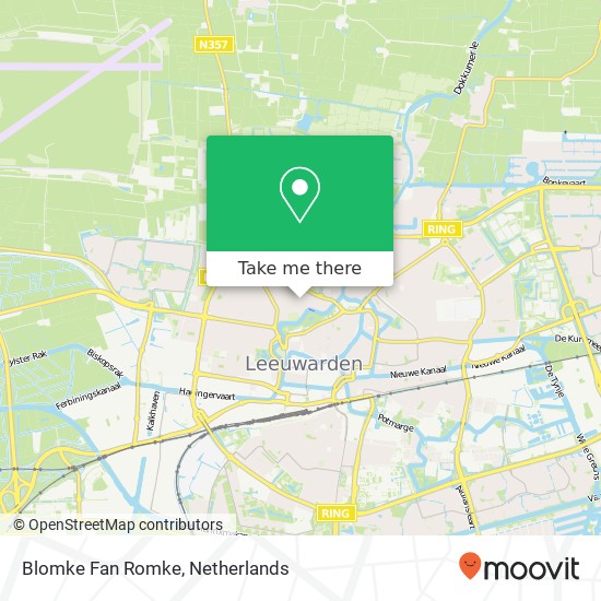 Blomke Fan Romke map