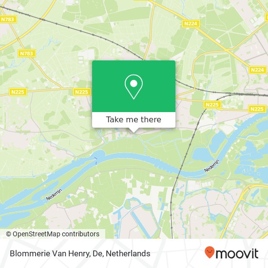 Blommerie Van Henry, De map