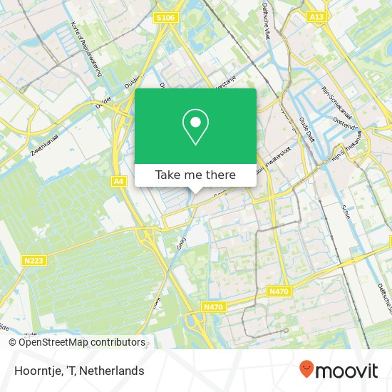 Hoorntje, 'T map