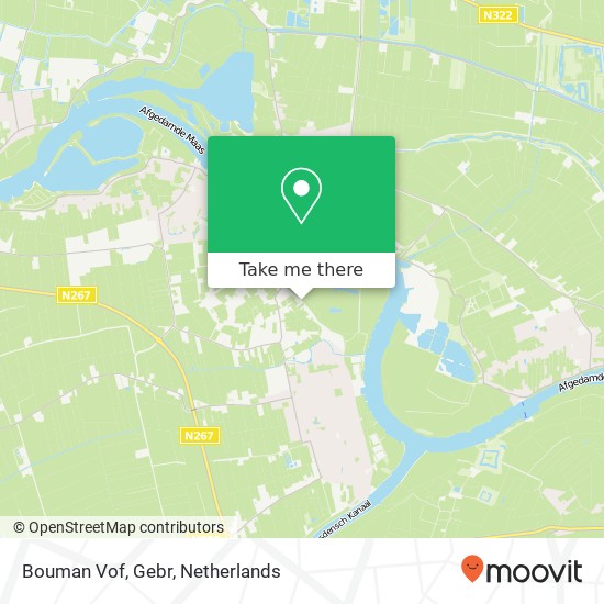 Bouman Vof, Gebr map